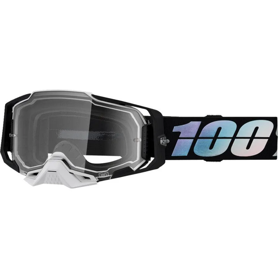 100% Armega Goggles - Krisp - Clear