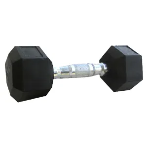 15Kg Rubber Hex Dumbbell