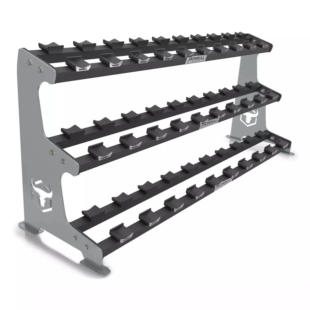 3-Tier Commercial Dumbbell Rack