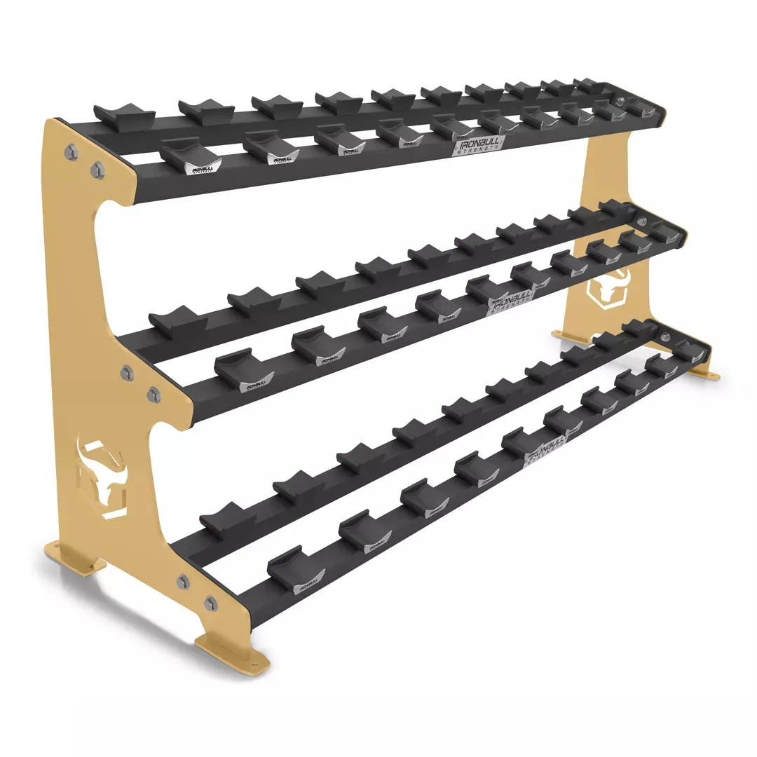 3-Tier Commercial Dumbbell Rack