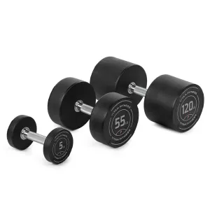 5 LB - 120 LB Round Urethane Dumbbells