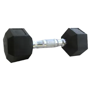 7Kg Rubber Hex Dumbbell