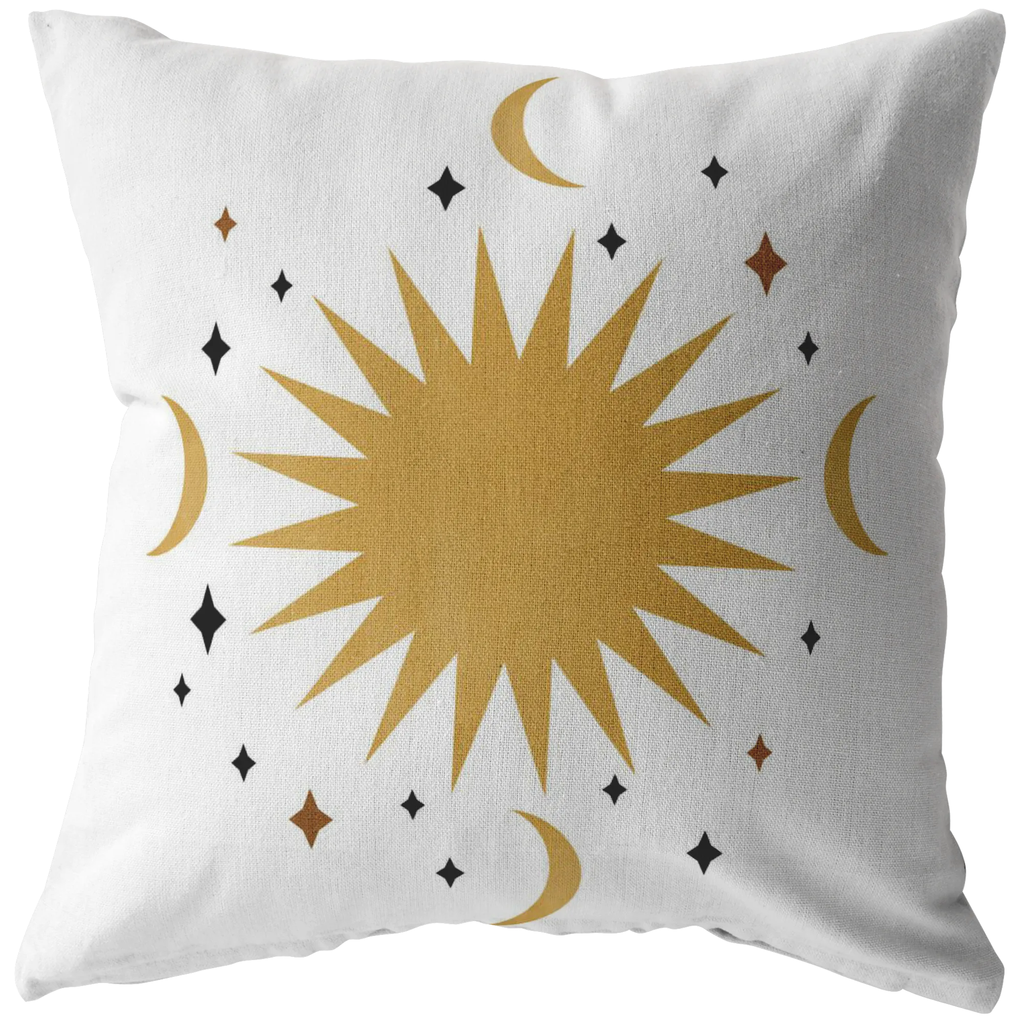 Accent Pillow, Moon Star Celestial Decor