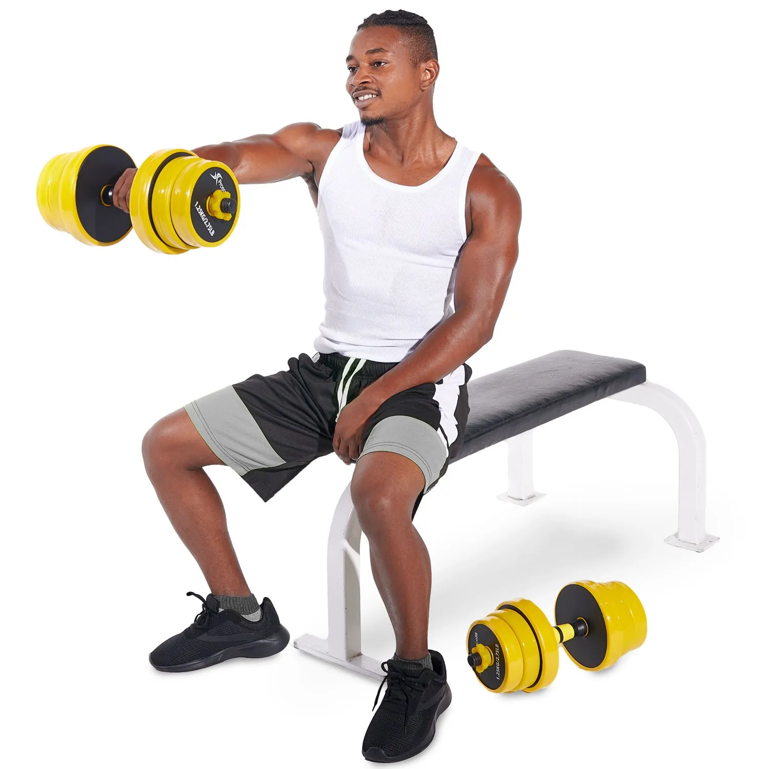 Adjustable Dumbbell and Barbell Set