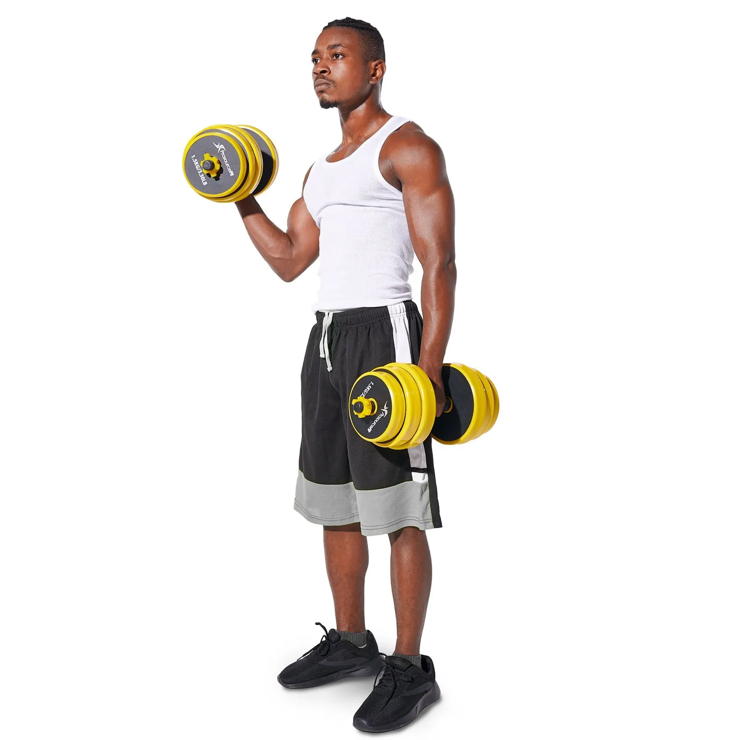 Adjustable Dumbbell and Barbell Set