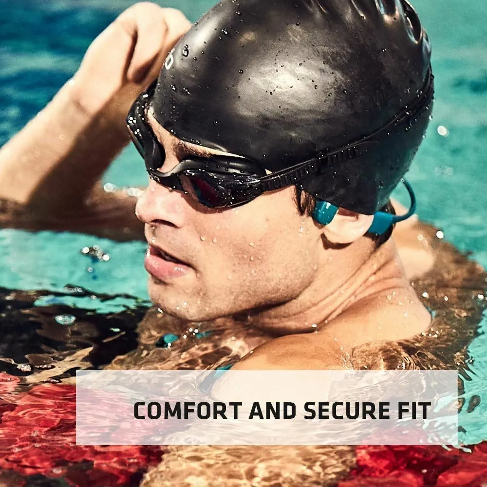 AfterShokz Xtrainerz Swim Bluetooth Headphones - Black Diamond - Bone Conduction