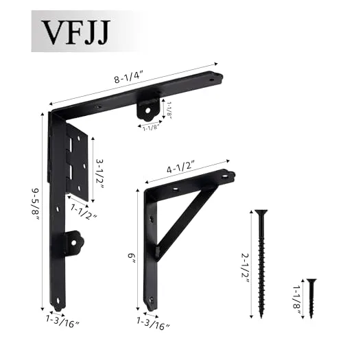 Anti Sag Gate Kit for Wooden Fence,Gate Corner Brace Bracket Gate Frame Kit,Heavy Duty Adjust A Gate Support Hardware Kit with Self-Locking Gate Latch for Driveway&Corral Gates,Shed Door,Wood Window