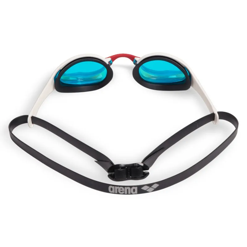 Arena - Cobra Ultra Swipe Mirror Goggles - Aqua/Fireflow