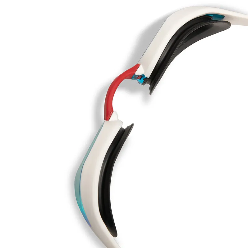 Arena - Cobra Ultra Swipe Mirror Goggles - Aqua/Fireflow