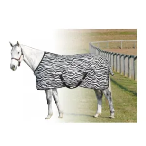 Athletic Mesh Stable Sheet - Zebra Print