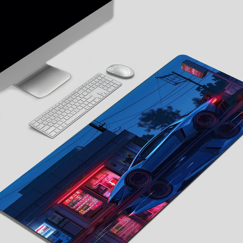 Aventador | Neon Dreams Desk Mat