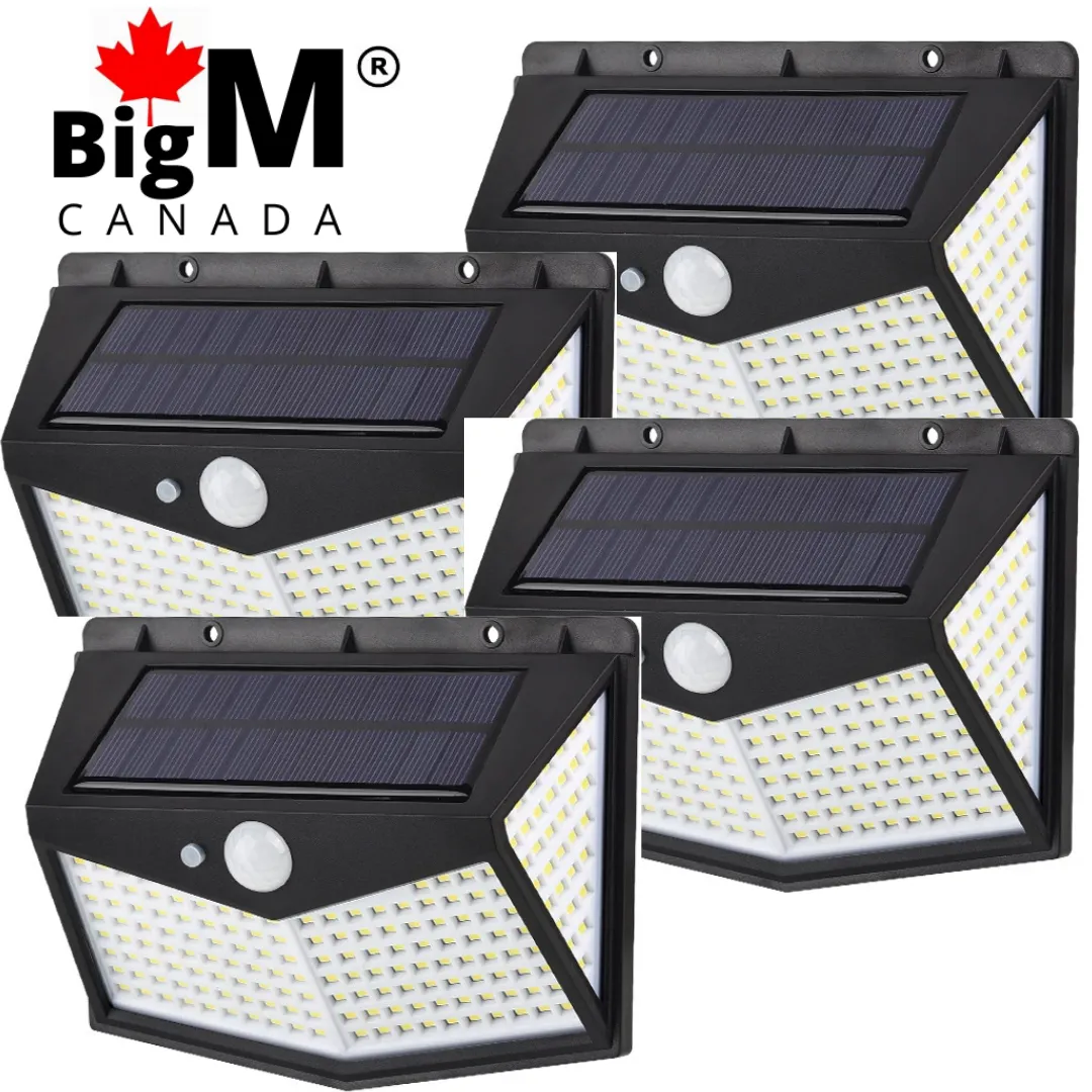 BigM  212 LED Best Solar Security Light With Motion Sensor for Outdoor