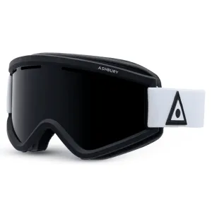 Blackbird goggle - White triangle / Dark smoke   Yellow