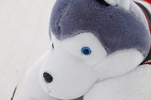 Chocozone Husky Dog Soft Toy Birthday Gift for Kids- Dog Lovers, 70cm