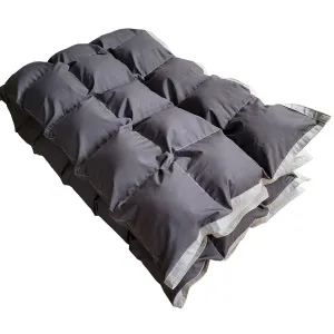 Clearance Weighted Blanket - Medium 8 lb Gray and Off White (for 60lb user)