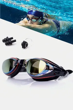 Colorful Polarized Swim Goggles Anti Fog Anti UV No Leakage Clear Swim Goggles