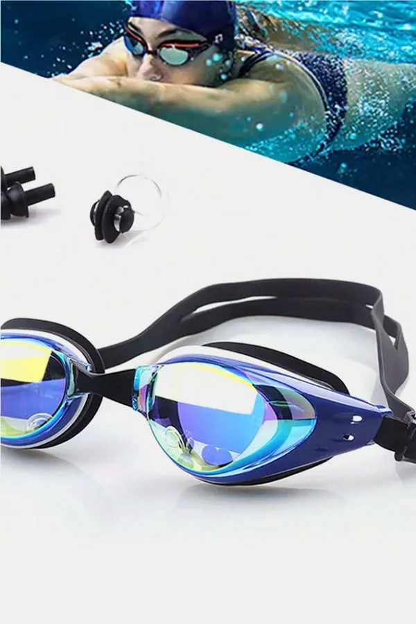 Colorful Polarized Swim Goggles Anti Fog Anti UV No Leakage Clear Swim Goggles