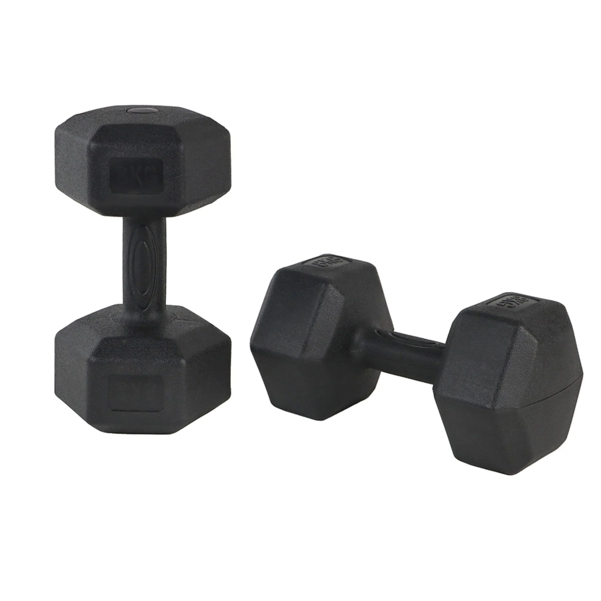 Comet Sports Heavy-Duty Hex Dumbbells, Black, 8kg, Set of 2 - Shoulders - 🏆 #81 - Sports/Outdoor - Best of December