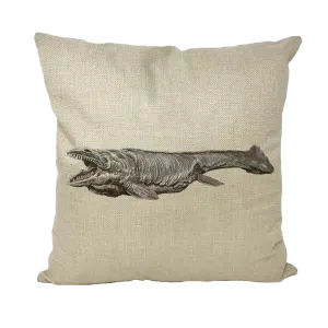 Dino Sea Creature Throw Pillows