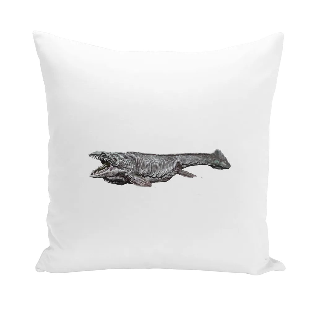 Dino Sea Creature Throw Pillows