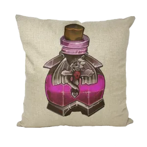 Dragon Potion Throw Pillows