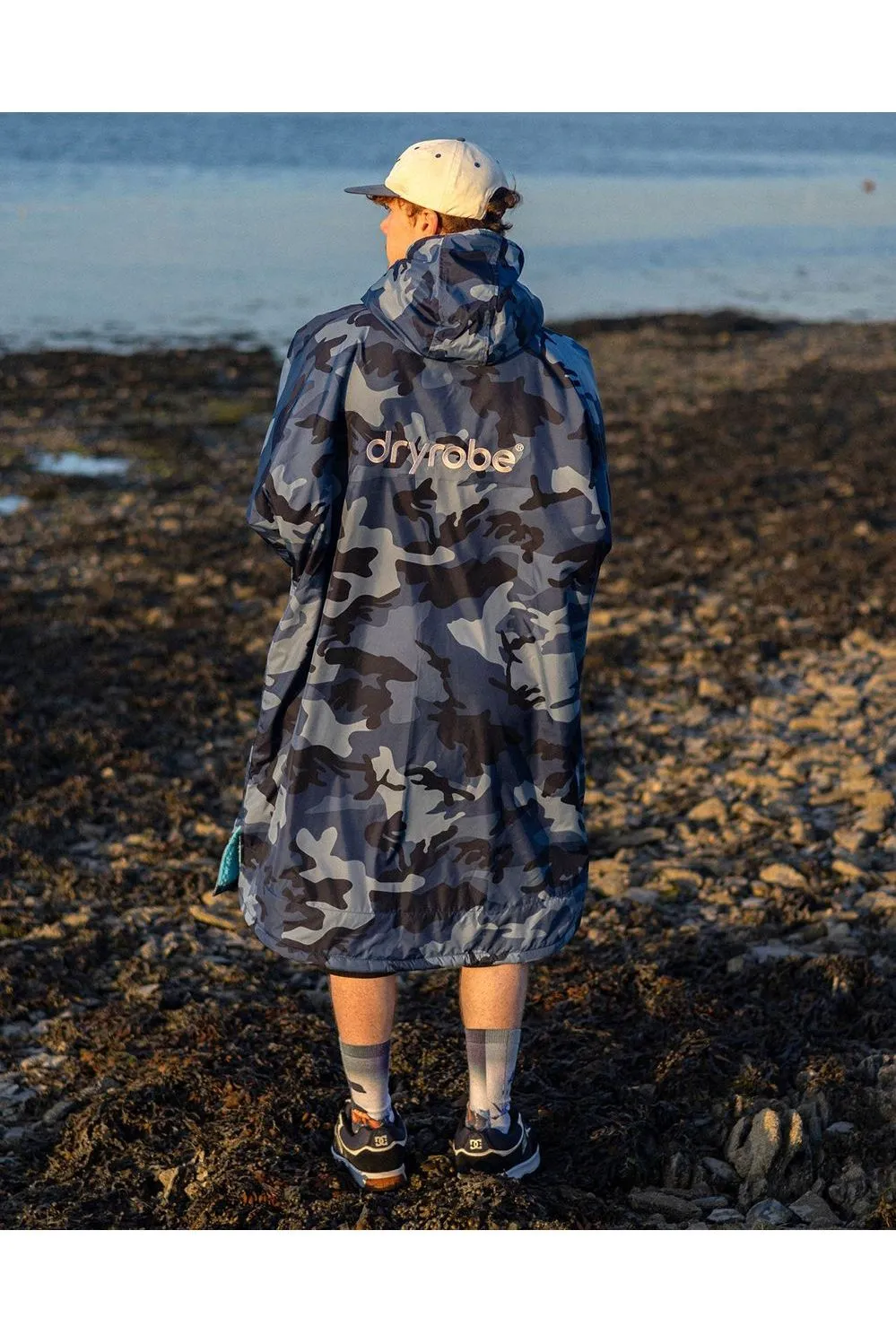 Dryrobe Advance Adult Long Sleeve Blue Camo Blue