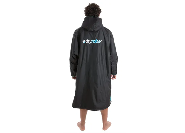 Dryrobe Advance Long Sleeve -Medium - 4 Colouways - Black/Blue, Black Red, Black/Grey & Black/Pink - In Stock