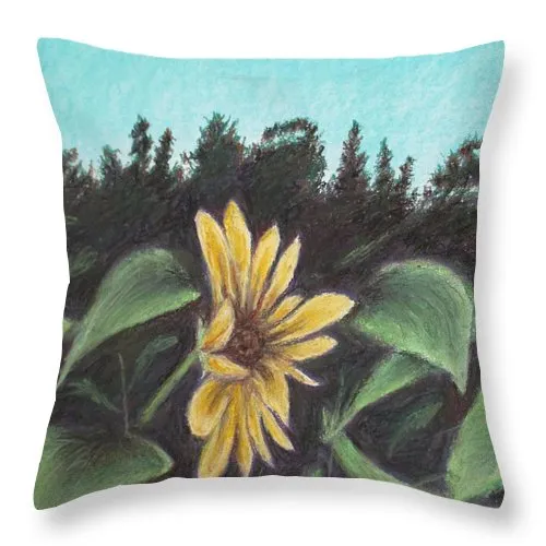 Flower Hour - Throw Pillow