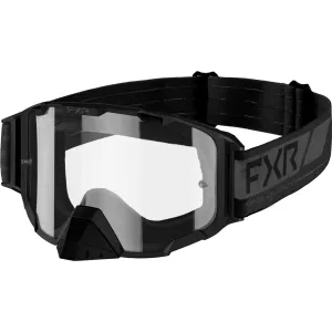 FXR 223396-1010-00 Maverick Clear MX Goggle Outrigger Anti Fog Scratch Dual Pane Lens