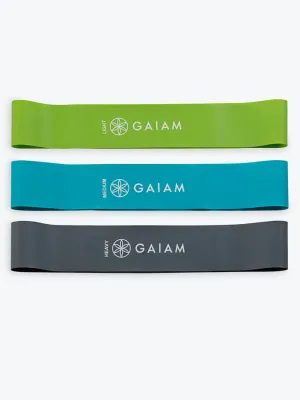 Gaiam Mini Resistance Band Kit 3 Pack