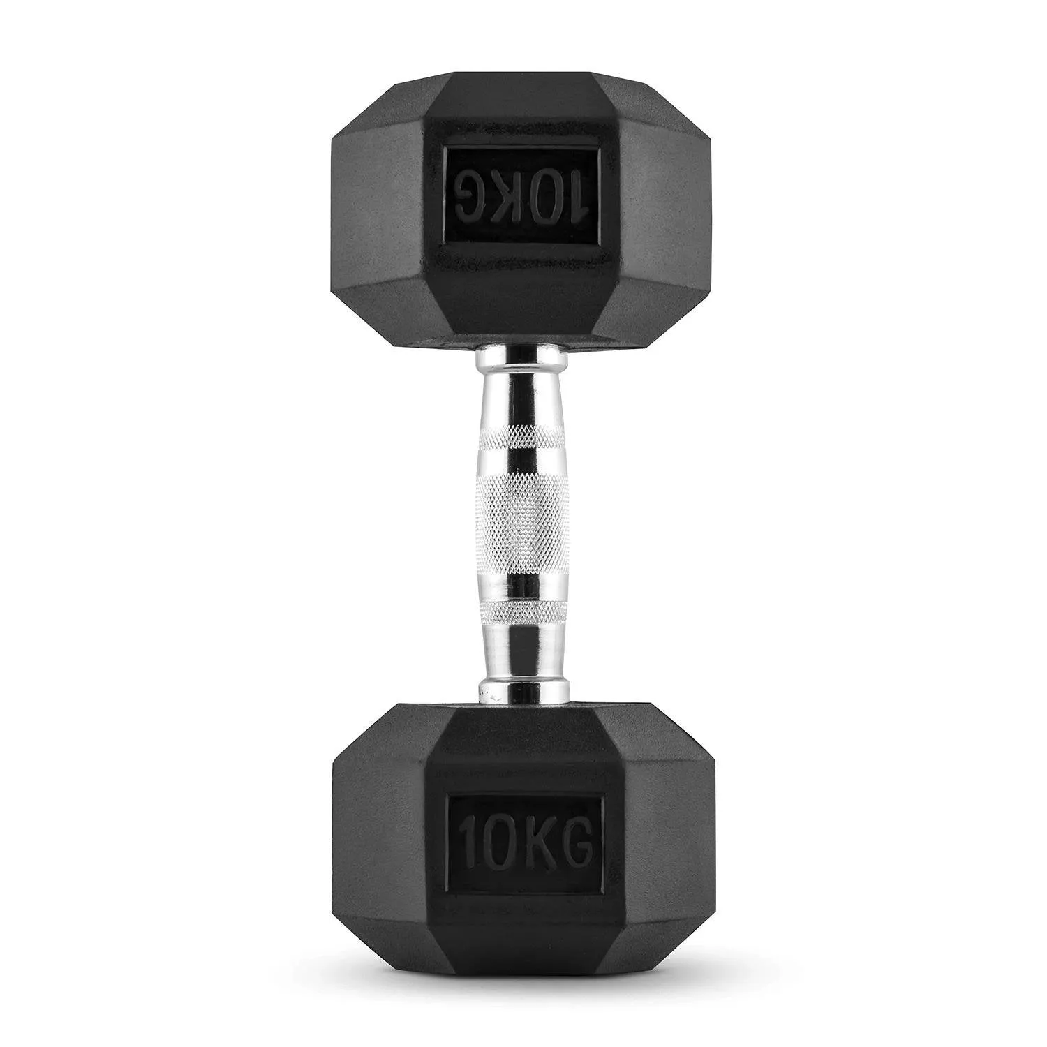 Hex Dumbbell for Home Gym use| Fitness gear |Gym Exercise| Workout Essentials | Gym Dumbbell | Dumbbell Weight for Men & Women | Home Workouts-Fitness | 10 kg dumbbell x 1 | Black