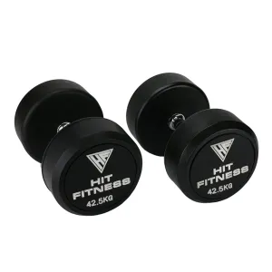 Hit Fitness Round Rubber Dumbbells | 42.5kg