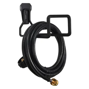 Hose Holder For Garden - Water Hose Reel Holder - Heavy Duty Hose Metal Wall