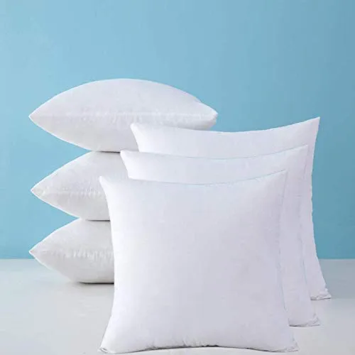 JDX Hotel Quality Premium Fibre Soft Filler Cushion, Stripe Sofa Cushion, Square Pillow Comfortable and Soft Pillows Set