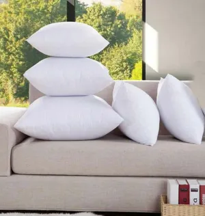 JDX Hotel Quality Premium Fibre Soft Filler Cushion, Stripe Sofa Cushion, Square Pillow Comfortable and Soft Pillows Set