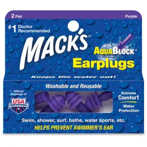 Mack's Earplugs Aquablock