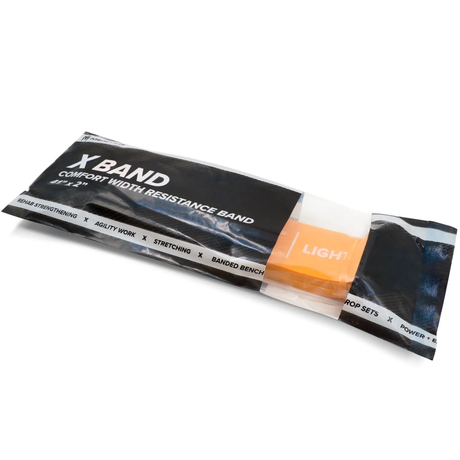 Meister X Band Comfort-Width 41" x 2" Resistance Band - Light