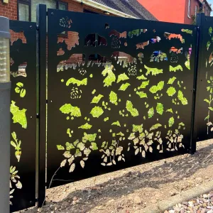 Metal Fence Panels Winter Garden Fencing Screens