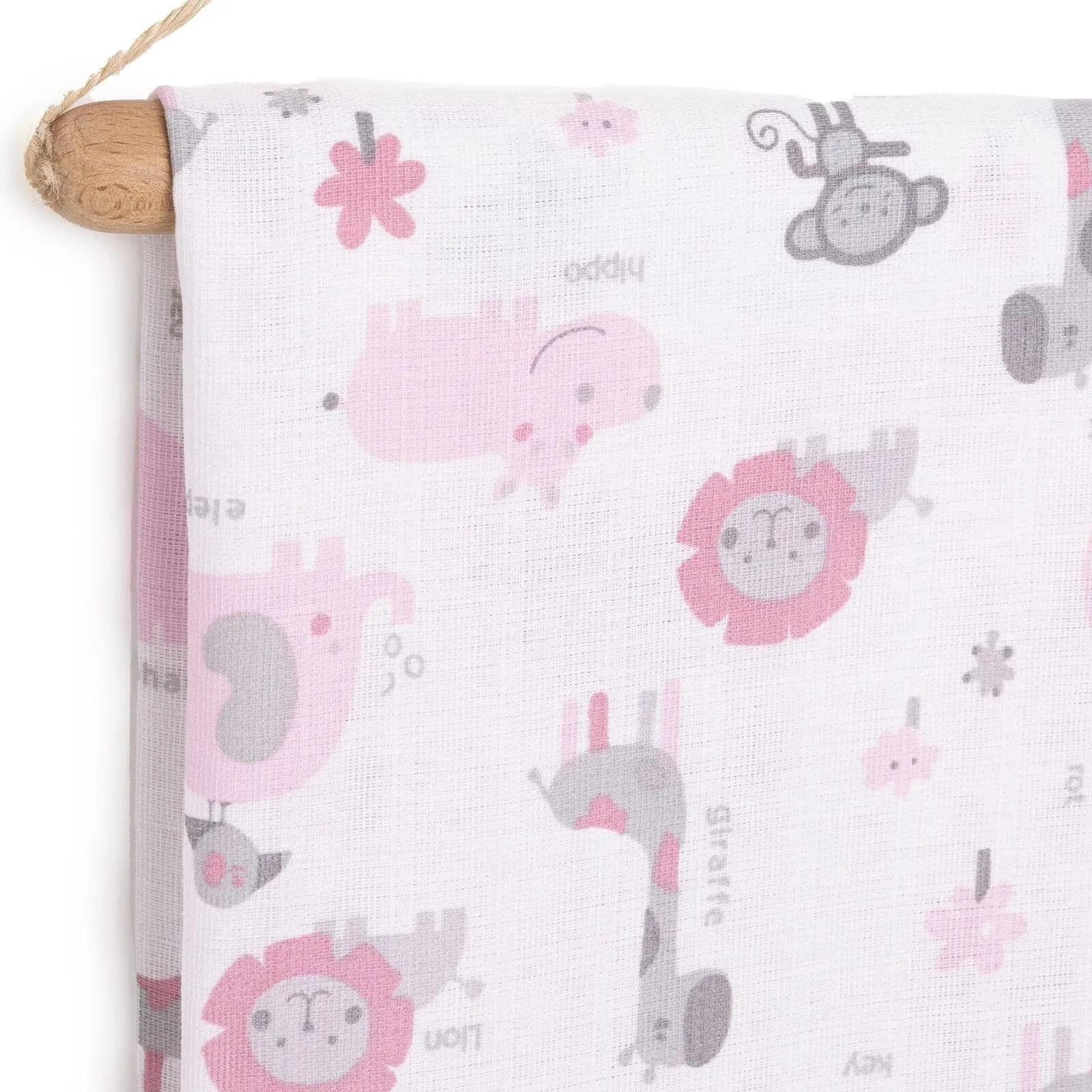 Mollia Muslin Blanket - Pink - Pink