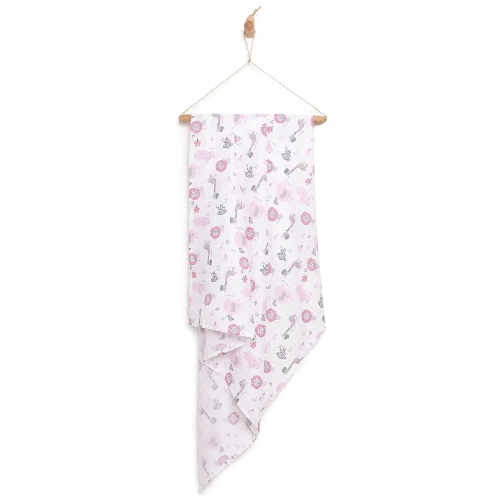 Mollia Muslin Blanket - Pink - Pink