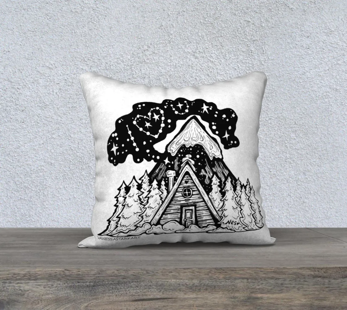 Mountains Love You Pillow case “18” by 18”