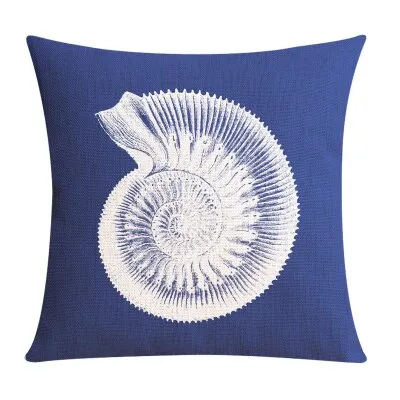 Nordic Style Mediterranean Sea Anchor Pillow Cover