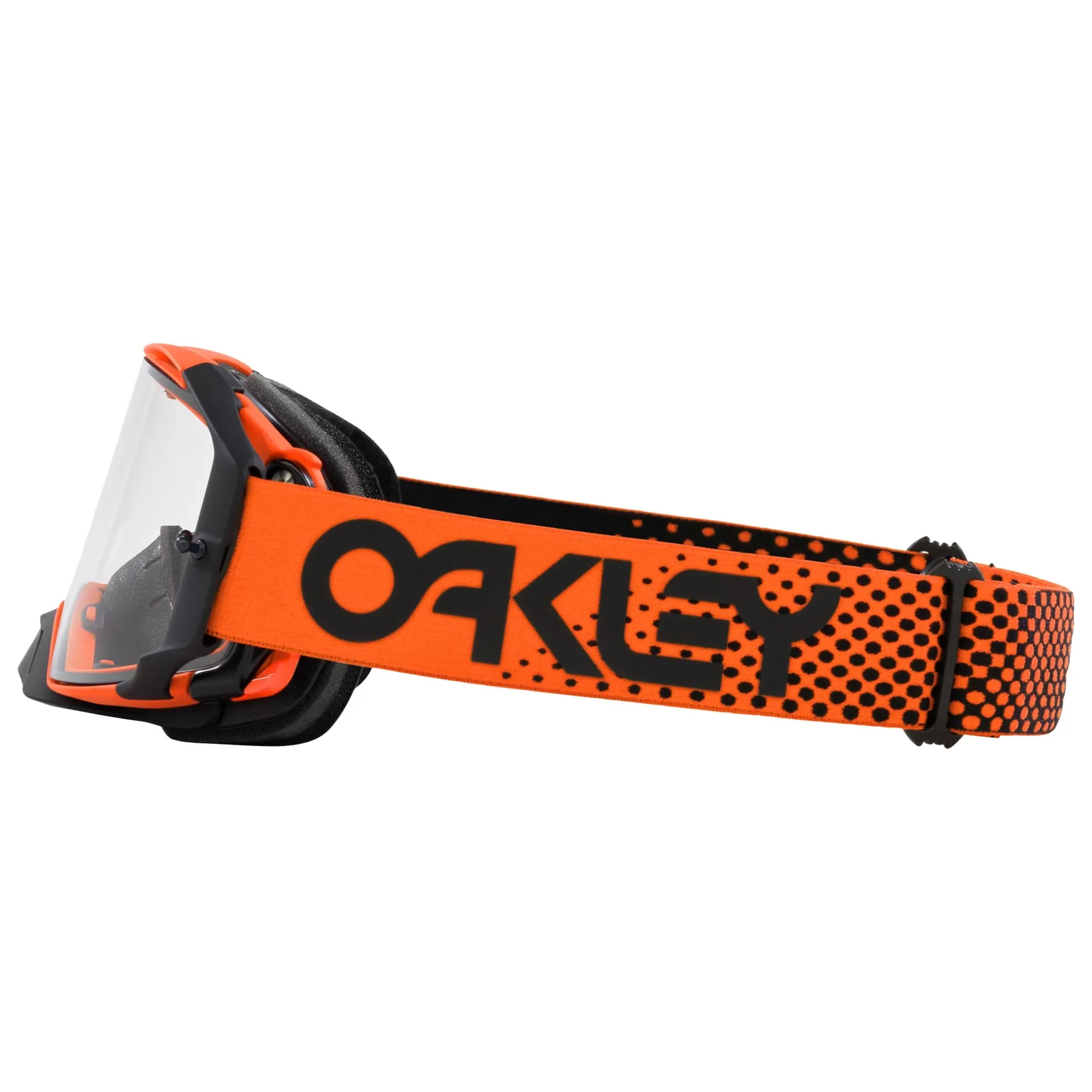 Oakley OO7046-E0 Airbrake MX Goggles Clear Impact Resistant Lenses Moto Orange Strap