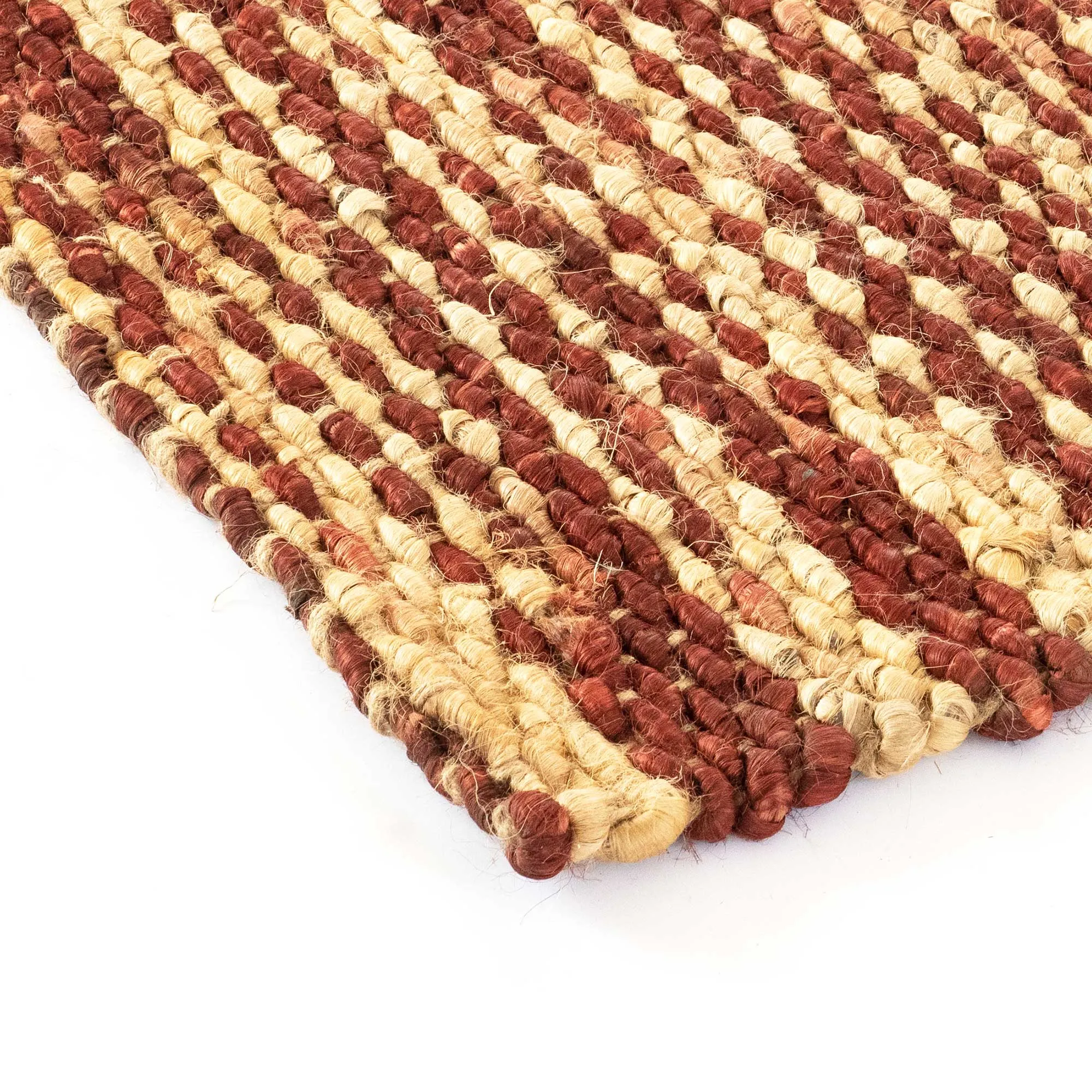 OnlyMat Streaks of Class - Luxe Rug - Tie and Dye - Handmade Jute Carpet - Organic and Sustainable