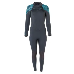 Open Box Henderson 5mm Womens Greenprene Back Zip Full Wetsuit - Black - 14