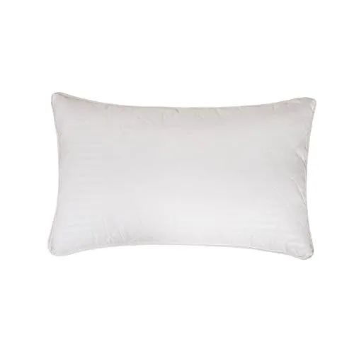 ORCHEED Soft Microfiber Quilted Pillow for Sleeping, 17x27 inch, White, Pack of 2