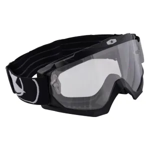 Oxford Assault Pro Adult Motocross Goggles Matt Black - Clear Lens