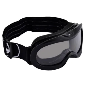 Oxford Fury Junior Motocross Goggles Matt Black - Clear Lens