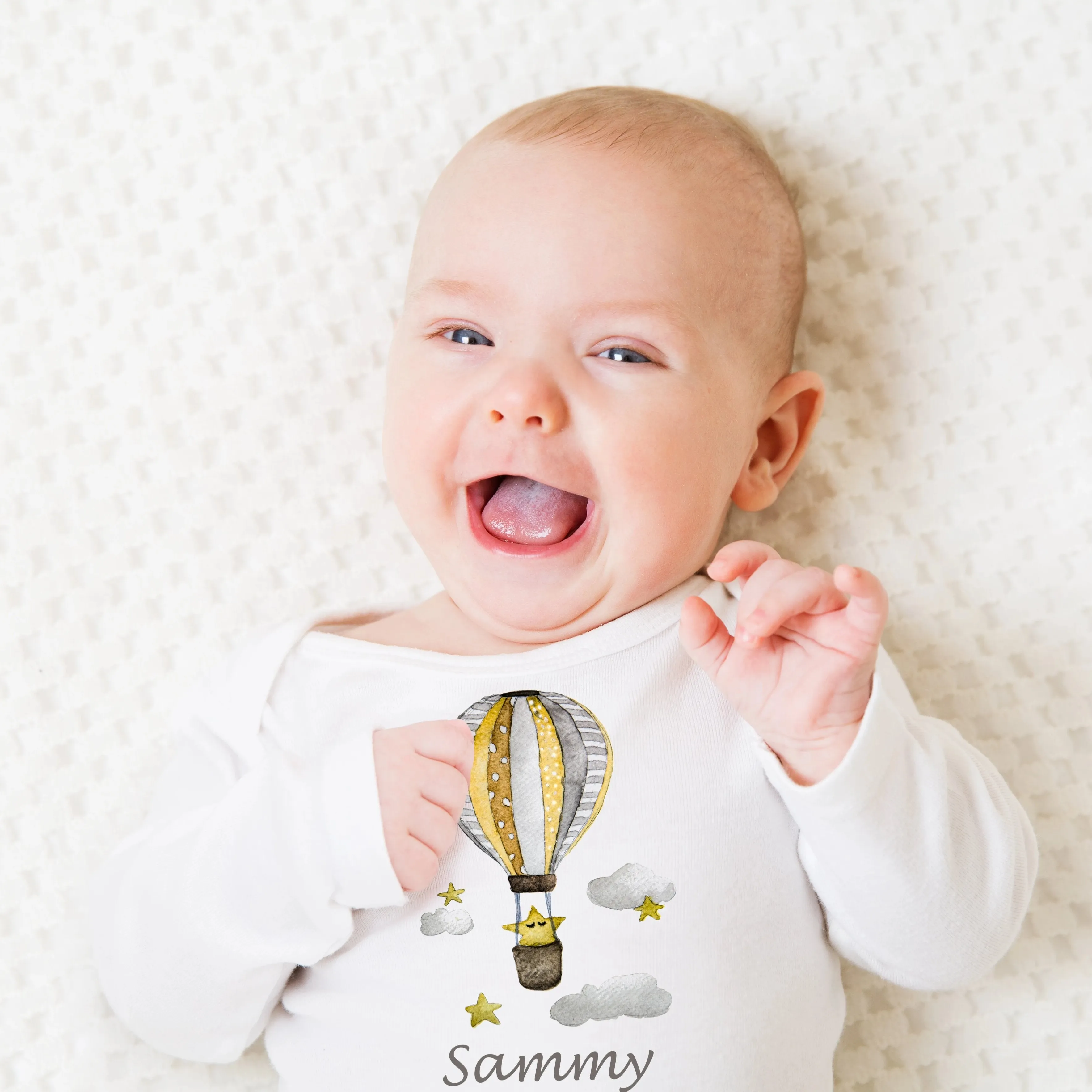 Personalized Onesie- Hot Air Balloon