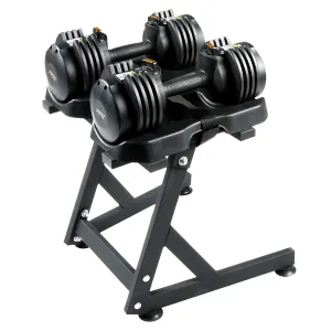 PRCTZ, 10-30lb Quick Select Adjustable Dumbbell Pair with Dumbbell Stand Combo